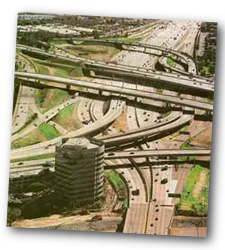 Interstate 5 at California SR 22 and 57