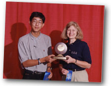 I was the only one that bothered to show up for the awards and team photo