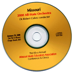 The 2000 All State Orchestra CD
