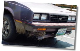 My busted car