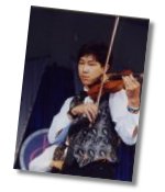 Me playing on the stage at Epcott Centre in Disney World