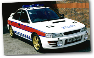 Subaru Turbo Cop Car