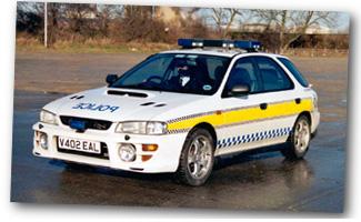 Subaru Wagon Cop Car